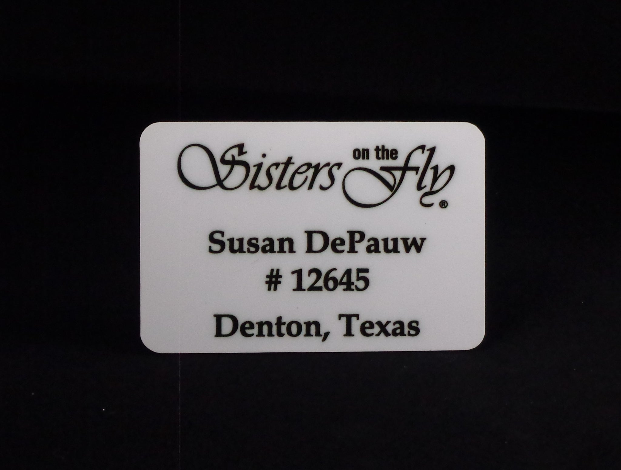 SOTF Name Badge